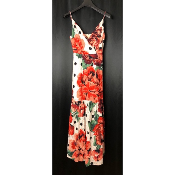 Anthropologie x Farm Rio Riviera Eyelet Maxi Dress - Picture 7 of 8